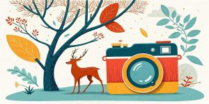 Cámara de fototrampeo para observación de fauna salvaje