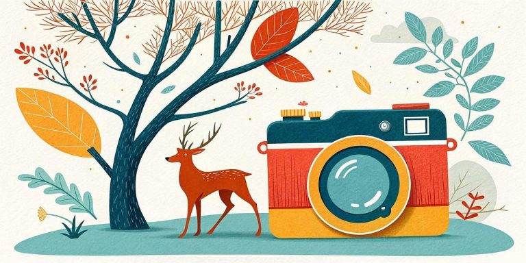 Cámara de fototrampeo para observación de fauna salvaje
